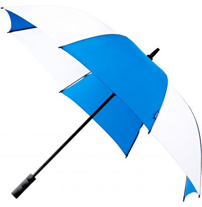 Falcone® - Golfparaplu - Automaat - Windproof - Ø 120 cm - Kobalt blauw / Wit