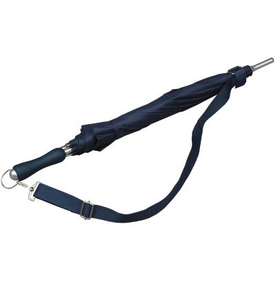 Falcone® - Paraplu met schouderband - Handopening - Windproof - Ø 100 cm - Marine blauw