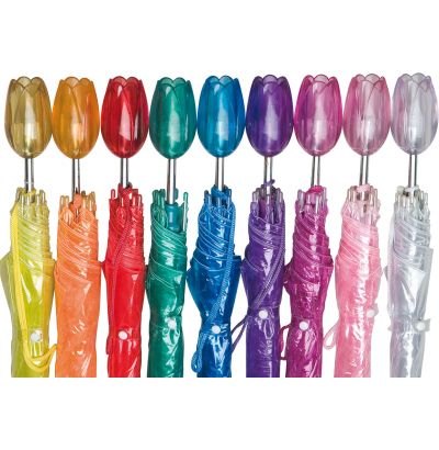 Falconetti® - Tulp paraplu - Automaat - Ø 100cm - Multi kleur