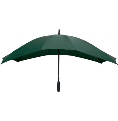 Falcone® - Duo paraplu - Handopening - Windproof - Ø 148 cm - Donker groen
