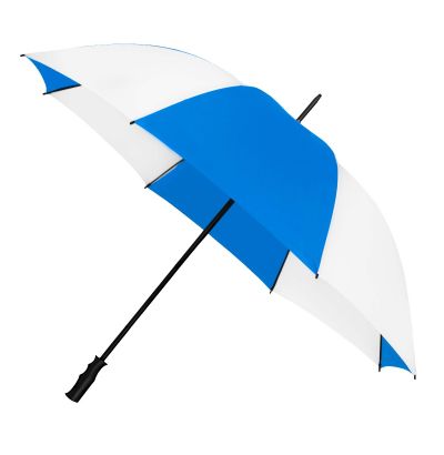 Falconetti® - Golfparaplu - Handopening - Windproof - Ø 125 cm - Kobalt blauw/wit
