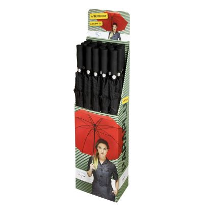 Falcone® - Golfparaplu - Automaat - Windproof - Ø 130 cm - Zwart