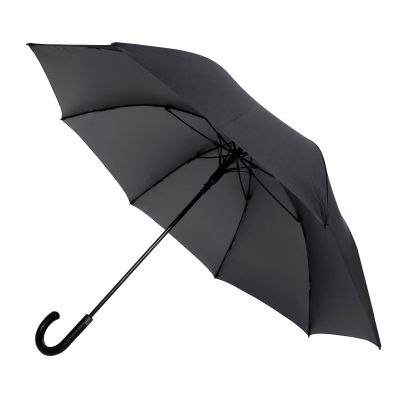 Falcone® - Grote paraplu - Automaat - Windproof - Ø 120 cm - Zwart / Dark nickel