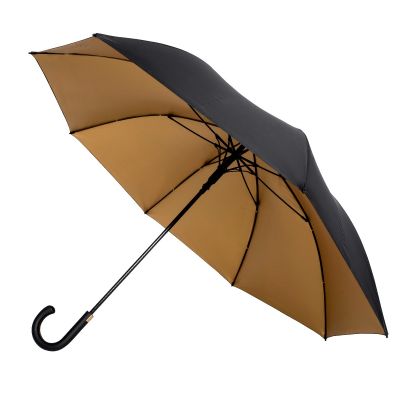 Falcone® - Grote paraplu - Automaat - Windproof - Ø 120 cm - Zwart / Goud
