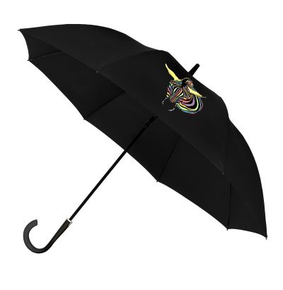 Falcone® - Wetlook paraplu - Automaat - Ø 110 cm - Zwart