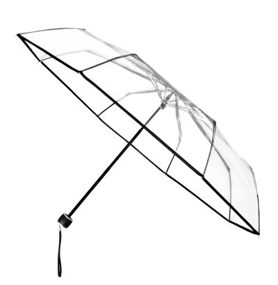 miniMAX® - Transparant - Handopening - Windproof - Ø 98 cm - Transparant