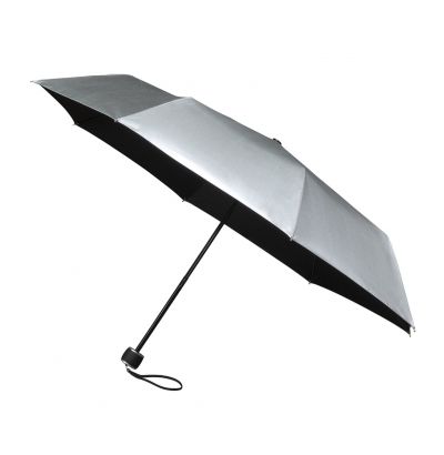 miniMAX® - Opvouwbaar - Handopening - Windproof - Ø 100 cm - Zwart / Zilver