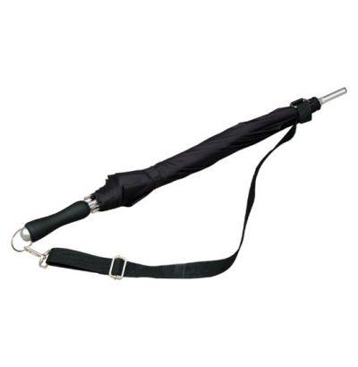 Falcone® - Paraplu met schouderband - Handopening - Windproof - Ø 100 cm - Zwart
