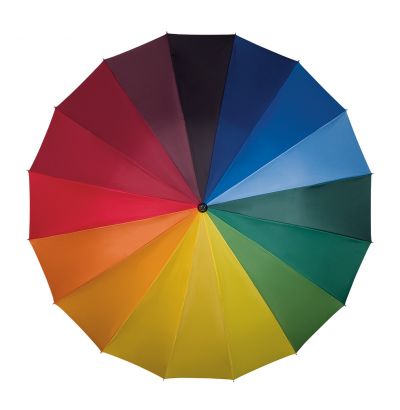 Falcone® - Regenboog paraplu - Handopening - Ø 110 cm - Multi kleur