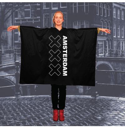 Falconetti® - Poncho - Uniseks - Ø 125 cm - Dessin