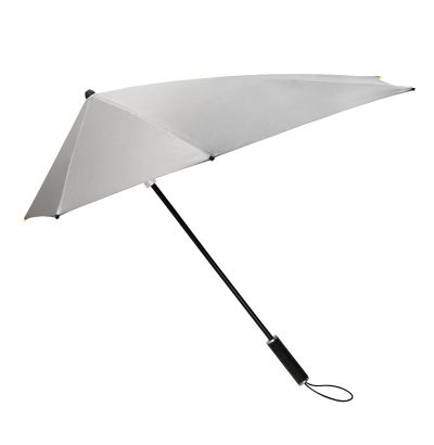 STORMaxi® - Aërodynamische stormparaplu - Handopening - Windproof - Ø 92 cm - Zwart / Zilver