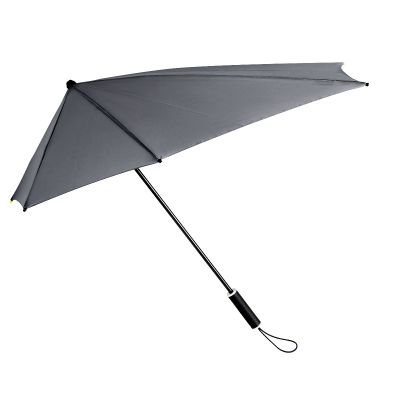 STORMaxi® - Aërodynamische stormparaplu - Handopening - Windproof - Ø 92 cm - Grijs