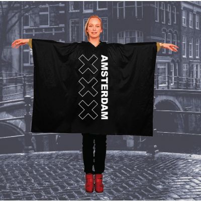 Falconetti® - Poncho - Uniseks - Ø 125 cm - Dessin