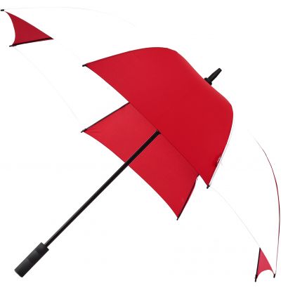FALCONE® - Golfparaplu - Automaat - Windproof - Ø 120 cm - Rood / Wit