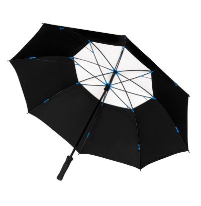 Falcone® - ECO - Handopening - Windproof - Ø 130 cm - Zwart/wit