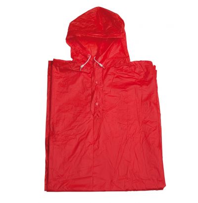 FALCONETTI® - Poncho - Uniseks - Ø 125 cm - Rood