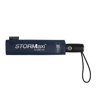 STORMaxi® - Aërodynamische opvouwbare stormparaplu - Automatisch openen en sluiten - Windproof - Ø 90 cm - Marine blauw