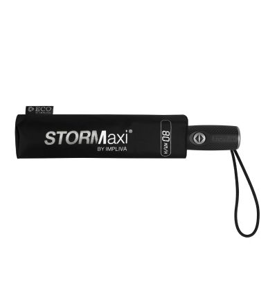 STORMaxi® - Aërodynamische opvouwbare stormparaplu - Automatisch openen en sluiten - Windproof - Ø 90 cm - Zwart